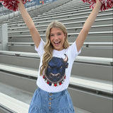 GAME DAY GLAM JEWELED BULL TEE