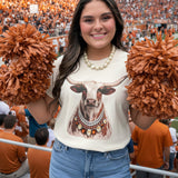 WINNERS ONLY RHINESTONE LONGHORN SHIRT
