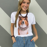 A&M FOR THE WIN JEWELED MASCOT TEE