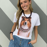 A&M FOR THE WIN JEWELED MASCOT TEE