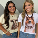 A&M FOR THE WIN JEWELED MASCOT TEE