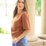 LONG WEEKEND CAMEL SWEATER