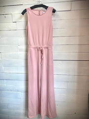 EYES ON THE FUTURE PINK JUMPSUIT