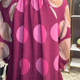 WINE MIXER BURGUNDY BLOUSE