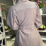 FALL AFFAIR COLLARED MINI DRESS