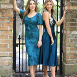 ART GALLERY SOCIAL HUNTER GREEN DRESS