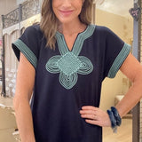 SUNSET SAIL NAVY MAXI DRESS