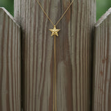 LONE STAR GOLD LARIAT NECKLACE