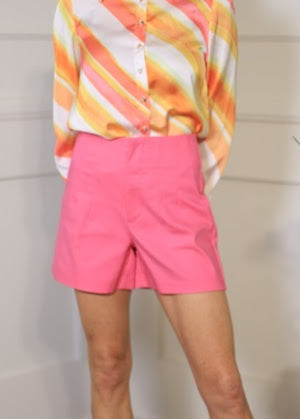 CLASSIC MOMENTS HIGH WAIST SHORTS - ROSE OR BLUE