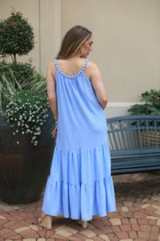 FEELING GIDDY SKY BLUE MAXI DRESS