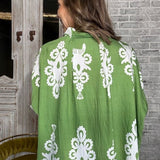 ENDLESS DAYS GREEN ABSTRACT SHIRT