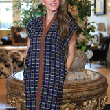 SONOMA SWAYS EMBROIDERED DETAIL DRESS