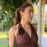 ALL THE FEELS CHOCOLATE PANT SET