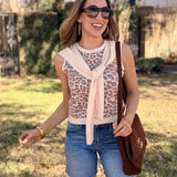 WILD AT HEART ANIMAL PRINT SWEATER