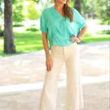 MY LUCKY DAY SATIN BLOUSE