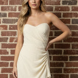 RADIANT FLAIR IVORY TEXTURED ROMPER