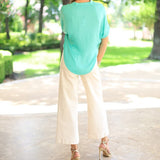 MY LUCKY DAY SATIN BLOUSE