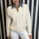 MOUNTAIN VIEW CREAM SWEATER