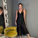 FLIRTATIOUS OUTING LACE CAMISOLE - BLACK OR BROWN