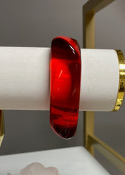 ALL THE RAGE LUCITE BRACELETS - ASSORTED COLORS
