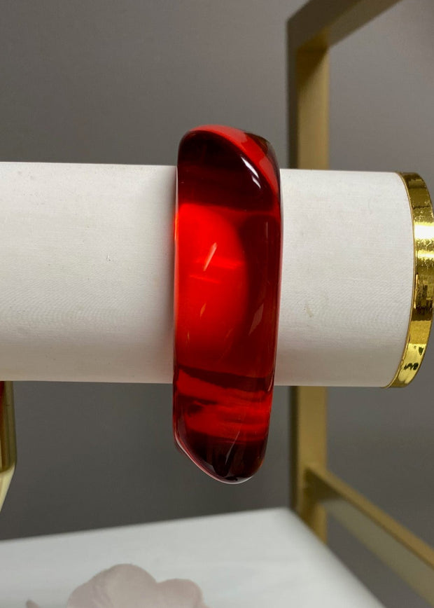 ALL THE RAGE LUCITE BRACELETS - ASSORTED COLORS