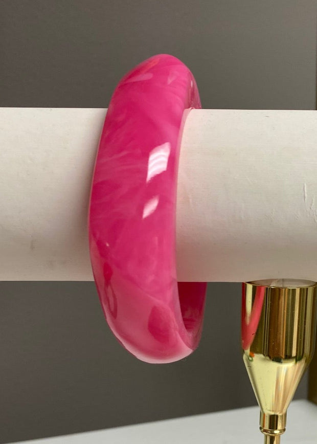 ALL THE RAGE LUCITE BRACELETS - ASSORTED COLORS