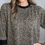 WILDLY CONFIDENT LEOPARD PRINT TOP