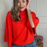 COFFEE SHOP CHARM TURTLENECK SWEATER