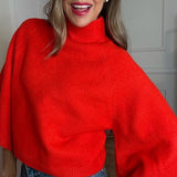 COFFEE SHOP CHARM TURTLENECK SWEATER