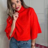 COFFEE SHOP CHARM TURTLENECK SWEATER