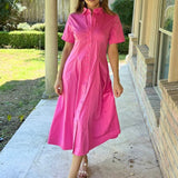 PURSUIT OF HAPPINESS PINK MIDI DRESS