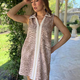 WILDLY CHIC LEOPARD PRINT DRESS