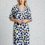 GO YOUR OWN WAY NAVY KAFTAN DRESS