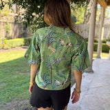 LOFT PARTY SCALLOP HEM SHORTS - BLACK OR OFF-WHITE