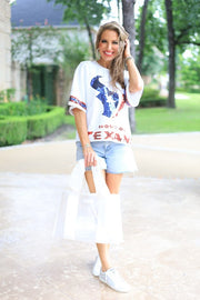 GAME DAY VIBES SEQUIN JERSEY - RED, WHITE OR BLUE