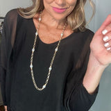 WEEKEND STROLL GIGI MODA SILK BLOUSE