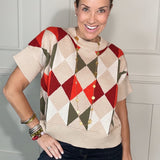 GOOD THINKING COLOR BLOCK SWEATER