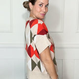 GOOD THINKING COLOR BLOCK SWEATER