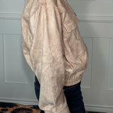 WELL TRAVELED FAUX SUEDE UTILITY JACKET