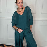 WEEKEND STROLL GIGI MODA SILK PANTS - ASSORTED COLORS