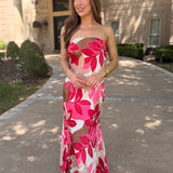 LOVE AND BLOOMS FLORAL MAXI DRESS