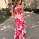 LOVE AND BLOOMS FLORAL MAXI DRESS