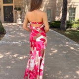 LOVE AND BLOOMS FLORAL MAXI DRESS