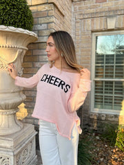 CHEERS PINK SWEATER