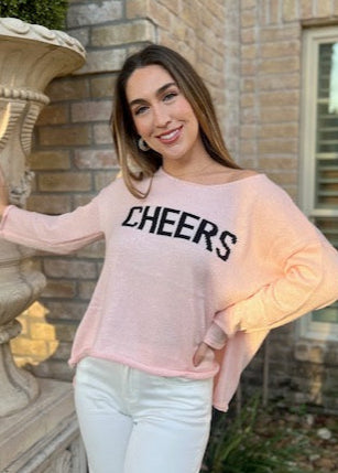 CHEERS PINK SWEATER