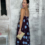SWEET SPOTLIGHT POLKA DOT MAXI DRESS