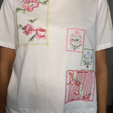 EASY GRACE EMBROIDERY DETAIL TOP