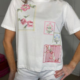 EASY GRACE EMBROIDERY DETAIL TOP