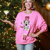 QUEEN OF SPARKLES COSMO NUTCRACKER SWEATSHIRT