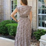 TAKE THE CHANCE ANIMAL PRINT MAXI DRESS